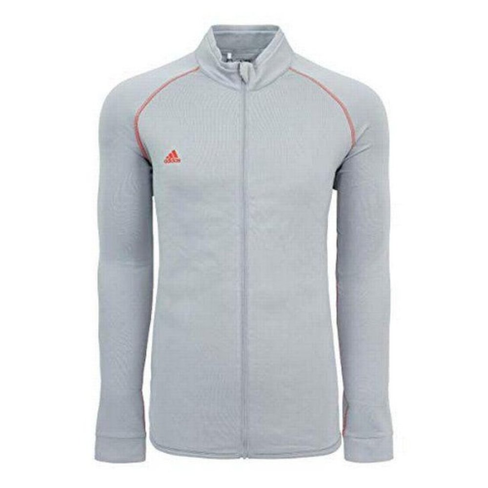 adidas Mens 2XL ClimaWarm Full Zip Jacket Clear Onix NWT